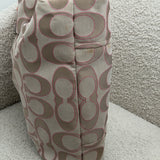 Coach Pink Signature Poppy Tote Bag