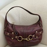 Plum Coach Ergo Belted Shoulder Bag
