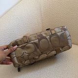 Rare Coach Gold Signature Bonnie Satchel Bag
