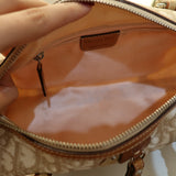 White Dior Romantique Mini Barrel Bag