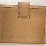 Coach Tan Legacy Turnlock Planner