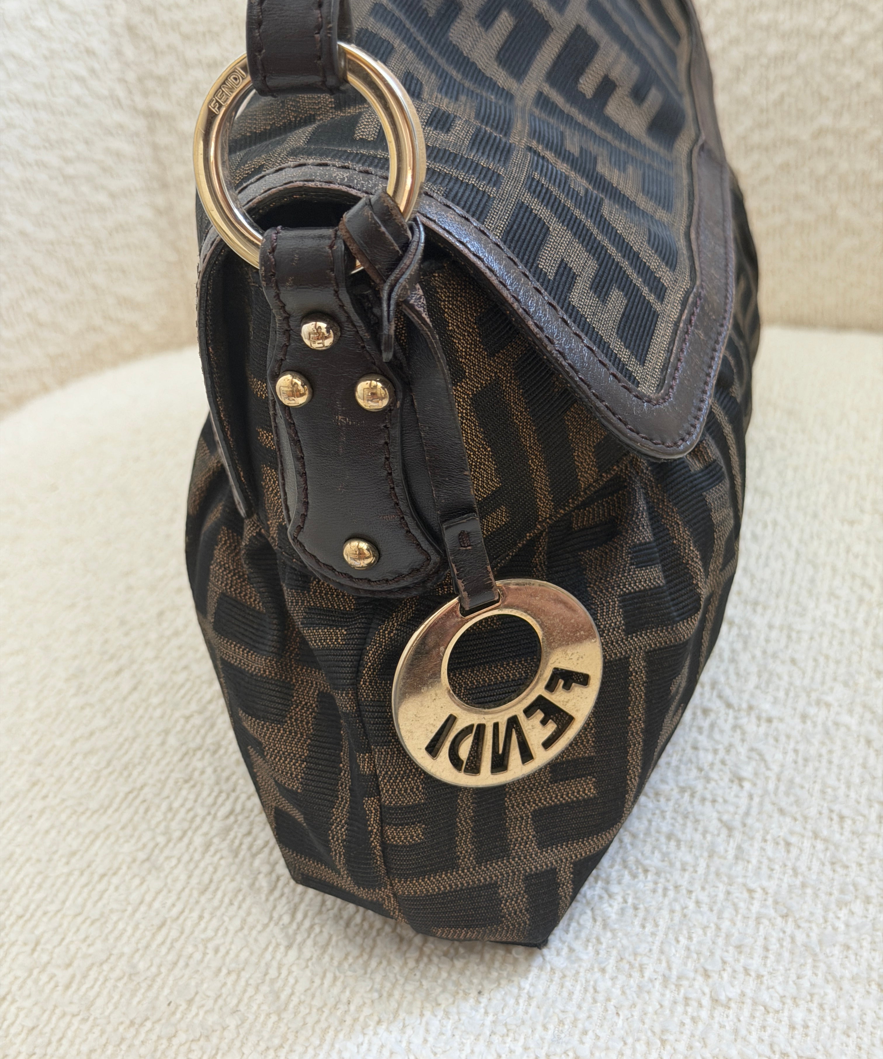 Fendi Zucca Chef Shoulder Bag