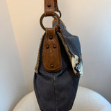Fendi Chef Denim Shoulder Bag