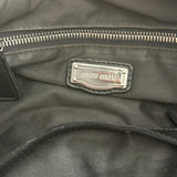 Archive Miu Miu Black Studded Flower Shoulder Bag