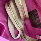 Rare Coach Pink Signature Poppy Shoulder Bag