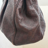 Brown Gucci Guccissima Sukey Tote Bag