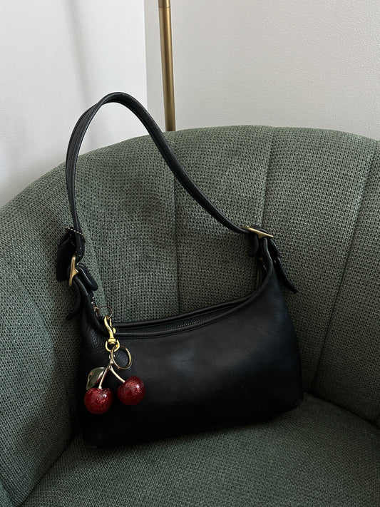 Vintage Coach Black Legacy Zoe Shoulder Bag