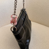 Coach Patent Black East West Shoulder Bag