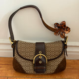 Rare Brown Suede Mini Soho Bag