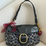 Denim Coach Soho Bleeker Bag