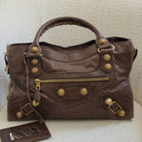 Balenciaga Giant 21 Brown City Bag