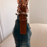 Coach Blue Leather Shoulder Bag