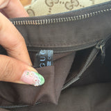 Brown Gucci Mini D-Ring Shoulder Bag