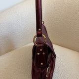 Red Shimmer Fendi Zucca Chef Shoulder Bag