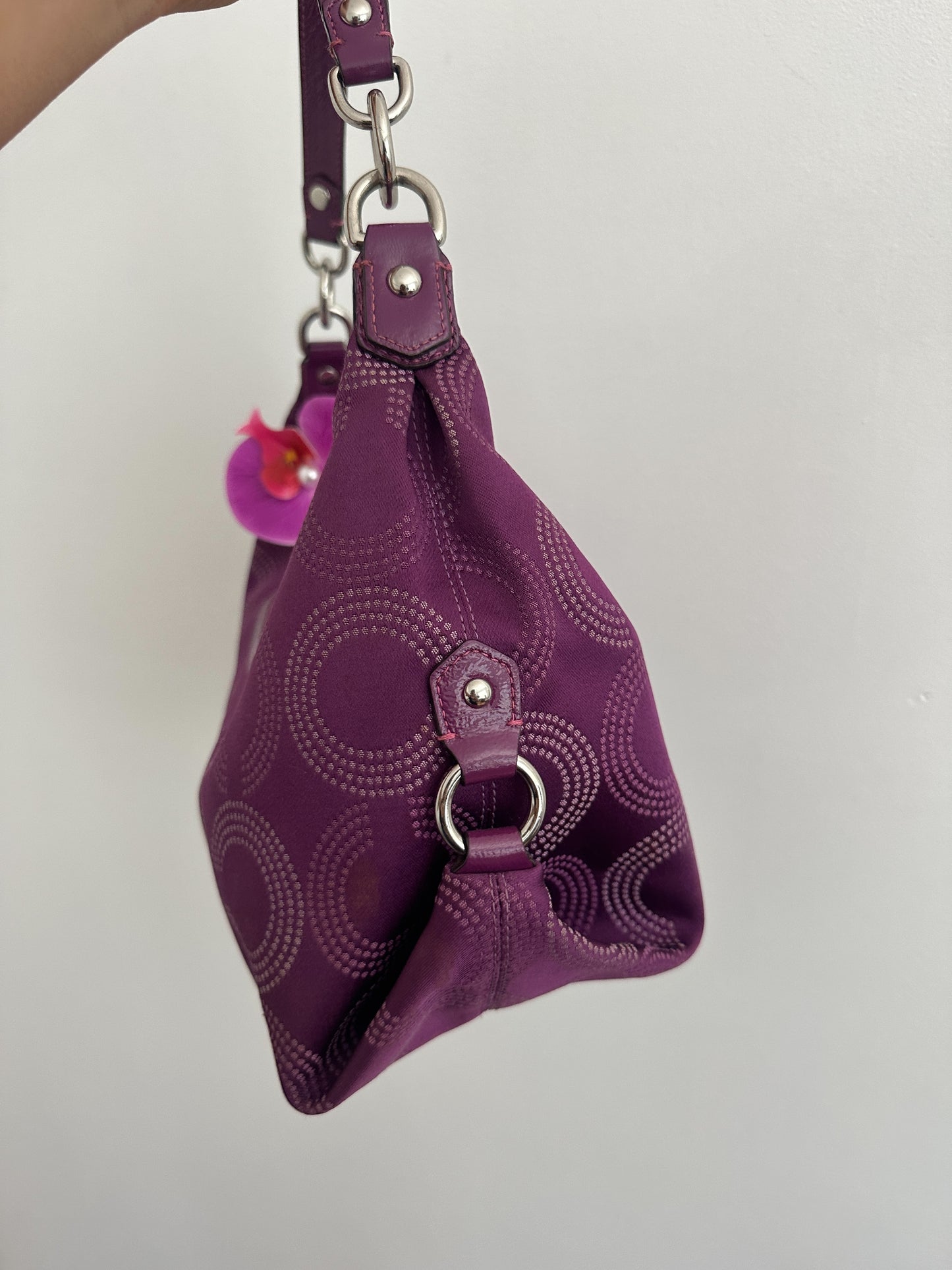 Coach Purple Madison Shoulder Bag