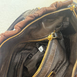 Brown Prada Nappa Shoulder Bag