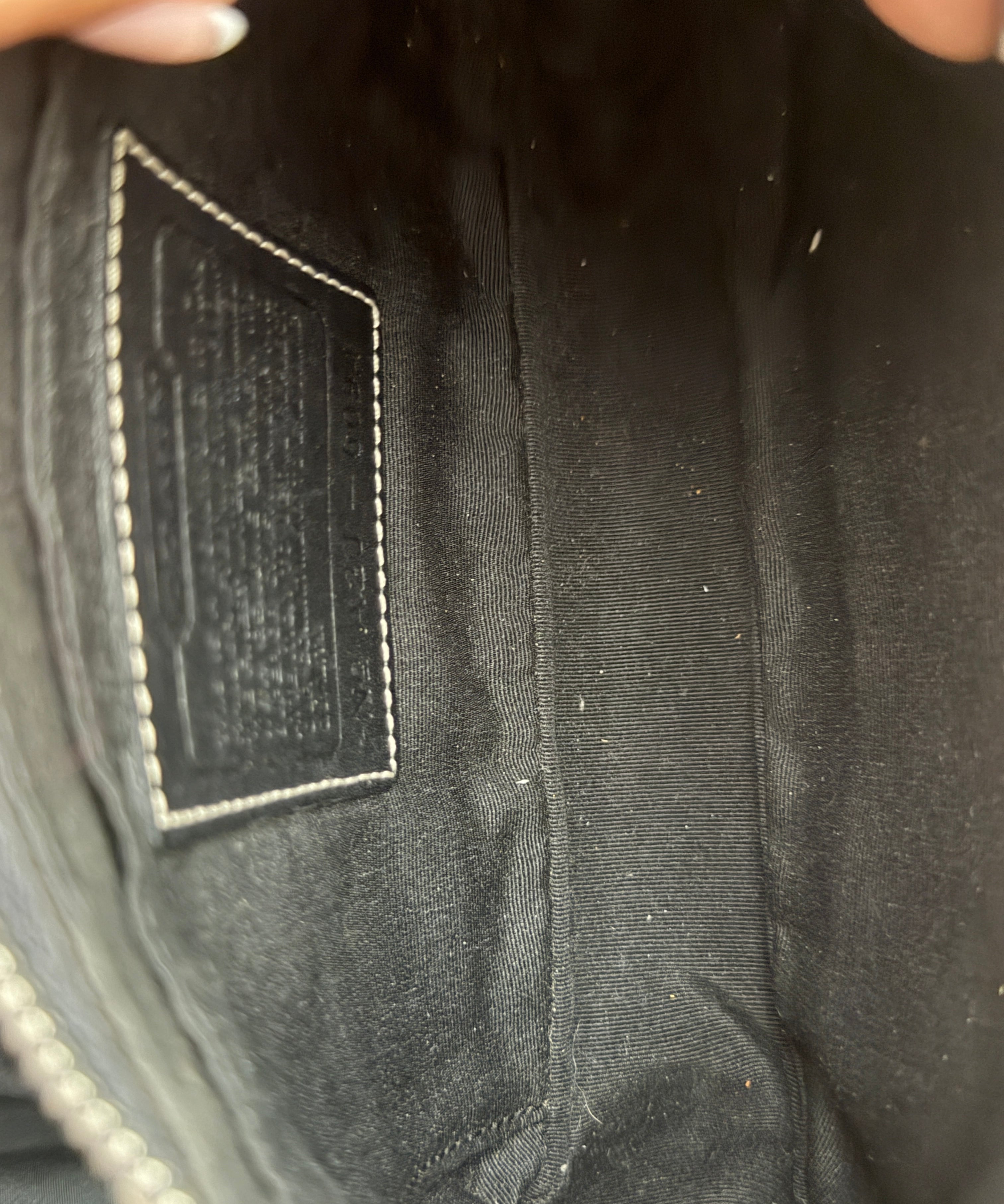 Coach Grey Signature Demi Hamptons Bag