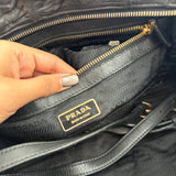 Black Prada Nappa Shoulder Bag