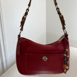 Coach Red Leather Chelsea Shoulder Bag