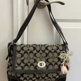 Coach Grey Hamptons Shoulder Bag