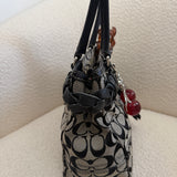 Coach Grey Signature Hamptons Carry-All Bag