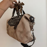 Brown Coach Op Art Sabrina Madison Bag