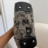 Coach Grey Carriage Tote Bag
