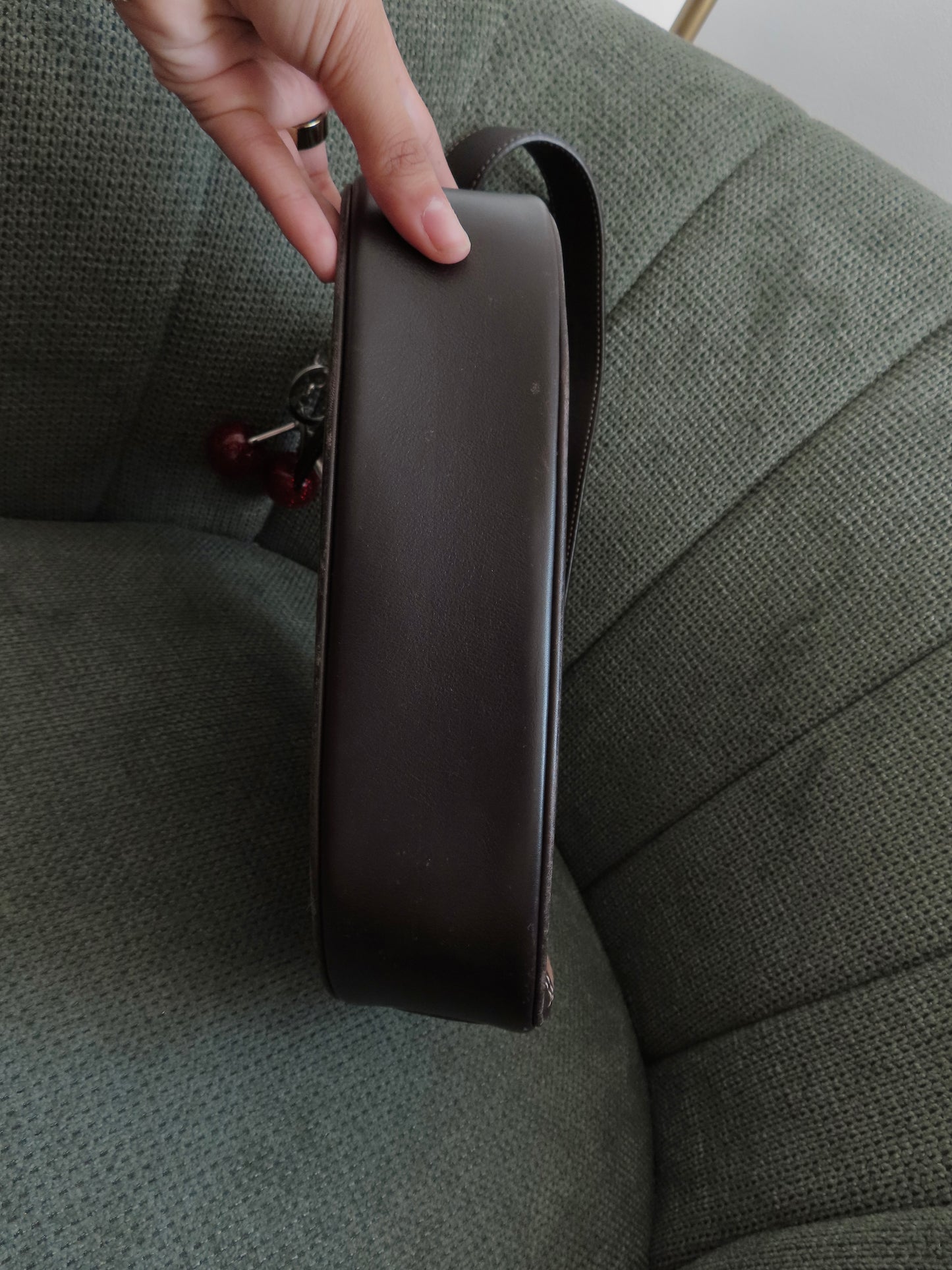 Coach Brown Suede Hamptons Bag