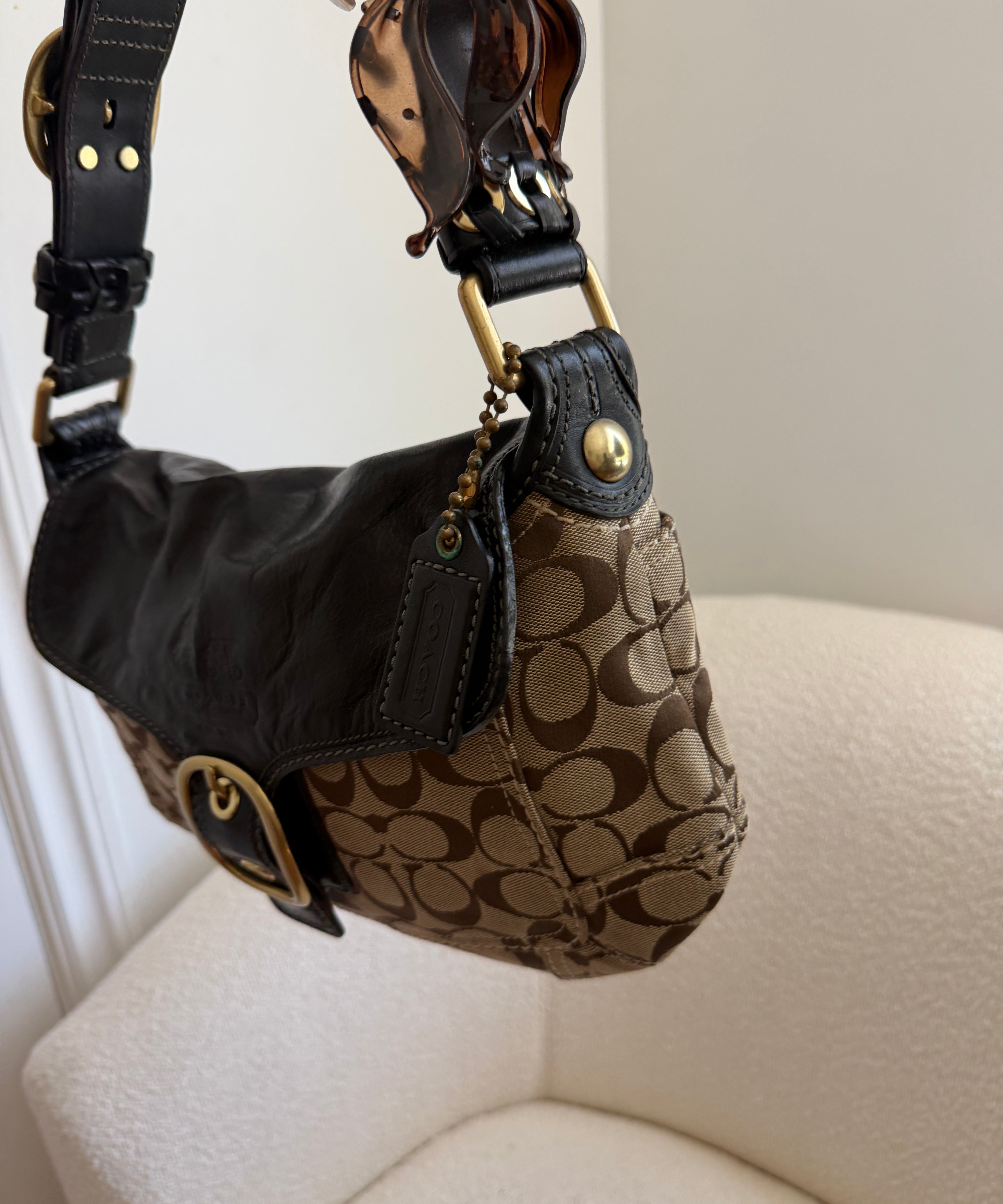 Brown Coach Soho Bleeker Bag