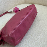 Miu Miu Mauve Hot Pink Lux Bow Leather Pochette