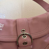 Coach Pink Leather Large Soho Bag