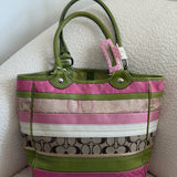 Spring Daisy Coach Bleeker Signature Tote Bag