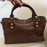 Balenciaga Giant 21 Brown City Bag