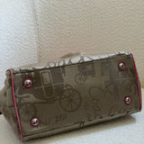 Pink Signature Satchel Bag