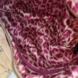 Beige Guess Studded Shoulder Bag