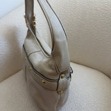 Rare White Coach Ergo Belted Shoulder Bag