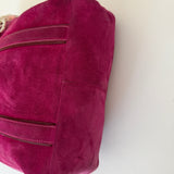 Coach Pink Suede Tote Bag