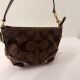 Brown Canvas Small Carly Bag
