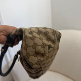 Brown Gucci Mini D-Ring Shoulder Bag