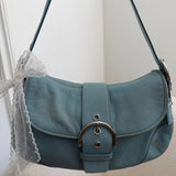 Coach Light Blue Leather Large Soho Bag