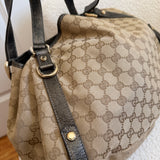 Brown GG Gucci Canvas Tote Bag