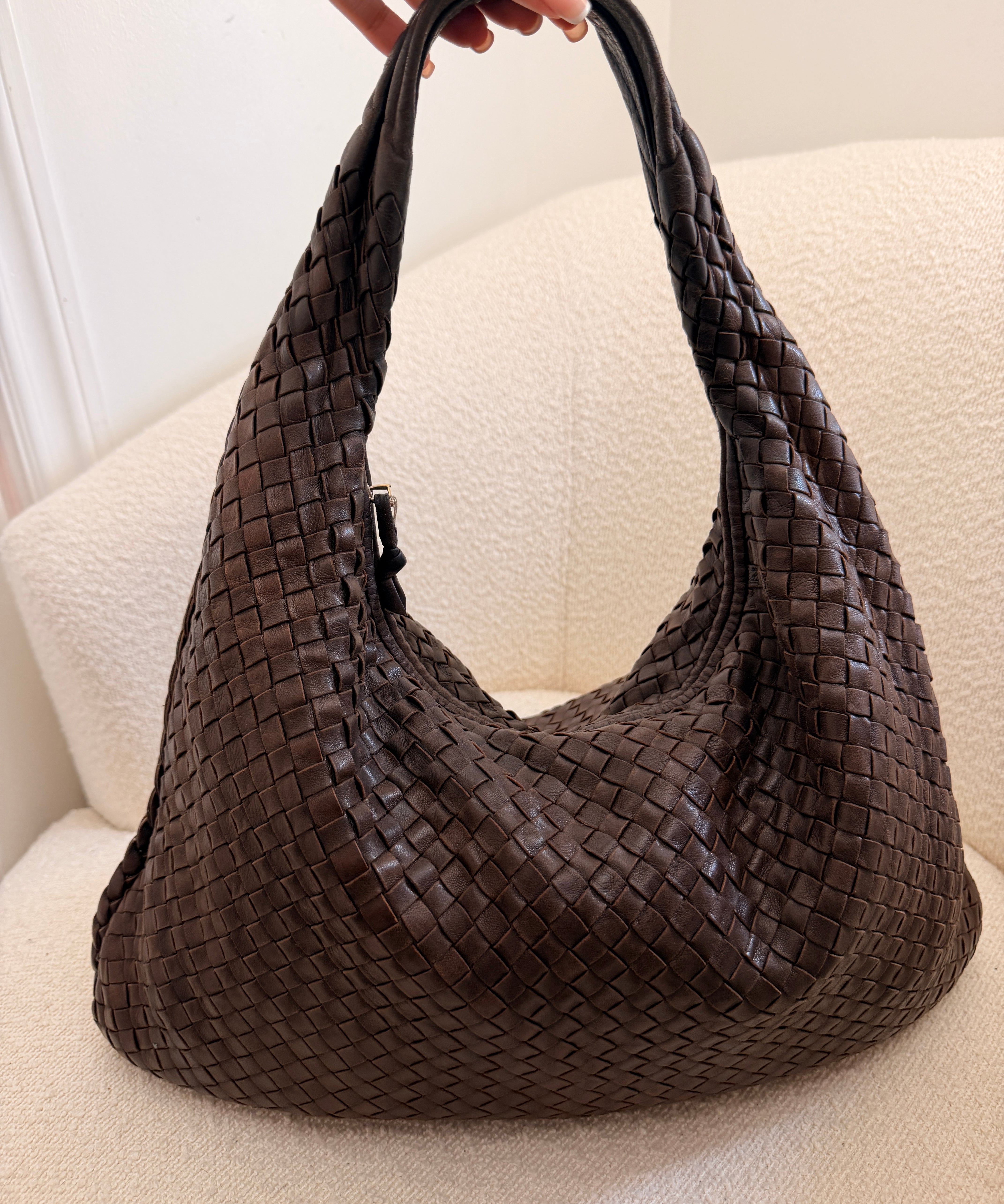 Brown Bottega Venetta Shoulder Bag