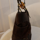 Coach Brown Patchwork Tote Bag