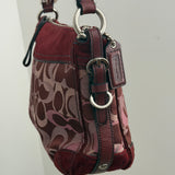 Coach Burgundy Chelsea Shoulder Bag