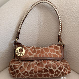 Fendi Giraffe Zucca Chef Shoulder Bag