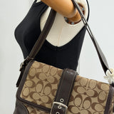 Coach Brown Hamptons Shoulder Bag