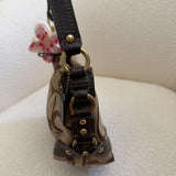 Brown Canvas Small Carly Bag