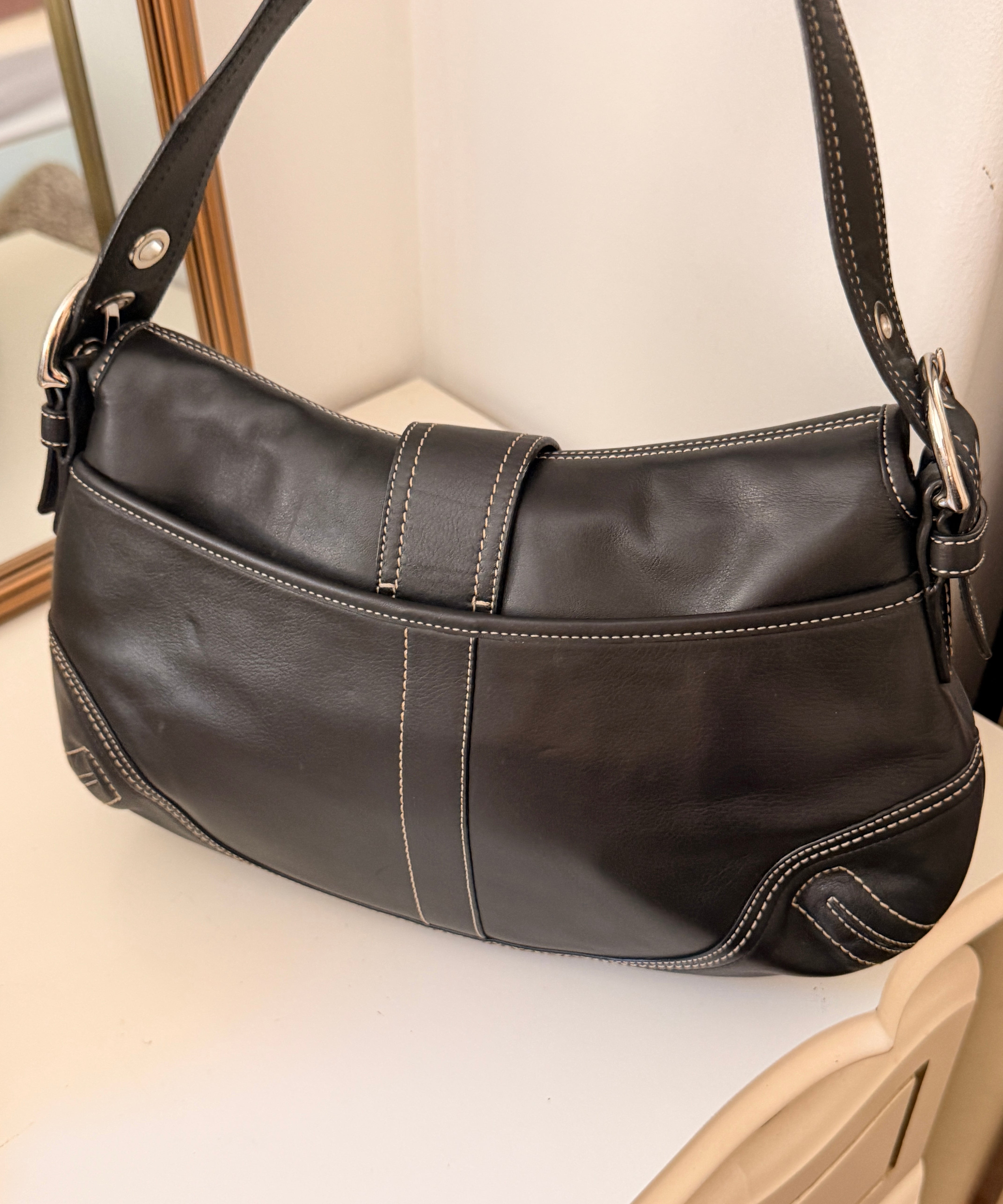 Coach Black Large Soho Bag