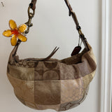 Coach Gold Patchwork Hobo Shoulder Bag