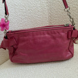 Miu Miu Mauve Hot Pink Lux Bow Leather Pochette